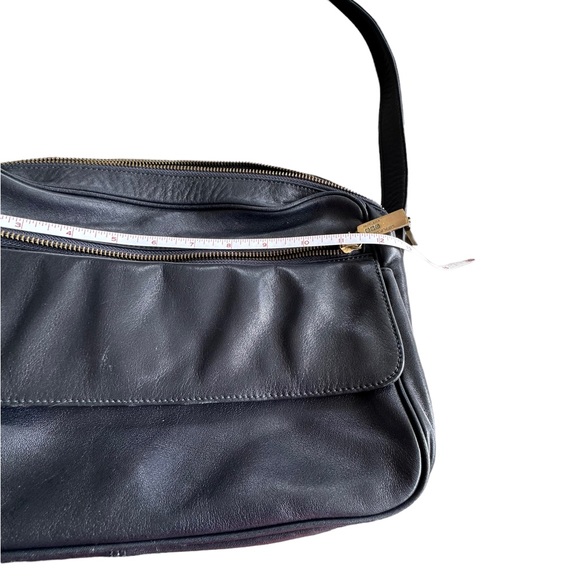 Ralph Lauren Navy Blue Leather Shoulder/Crossbody Purse - Picture 7 of 14